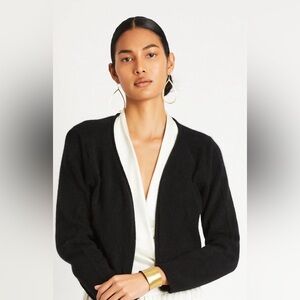 + Beryll Katharine Cashmere Cropped Cardigan | Black